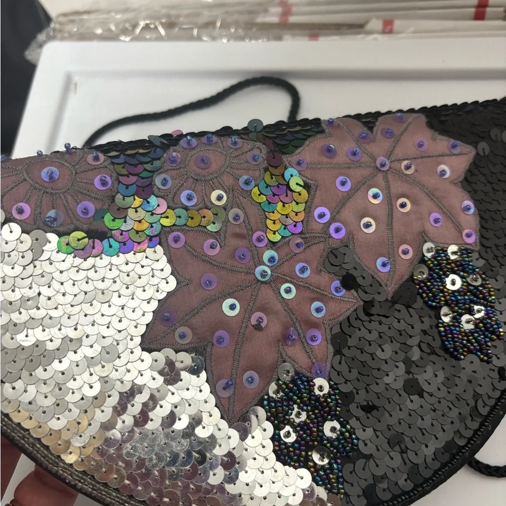Sequin Floral Women's Bag